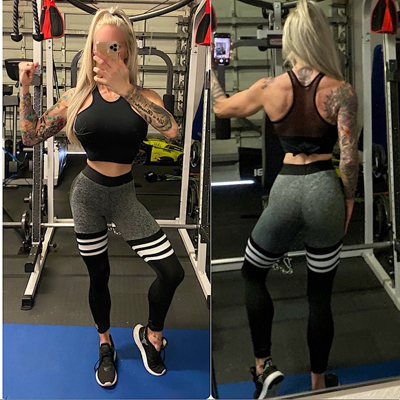 Bombshell long sock style leggings - Picture 3 of 5